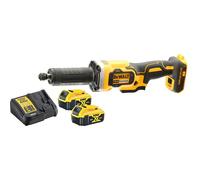 DeWALT Ponceuse directe sans fil DCG426P2 18 V – 2x5,0 Ah