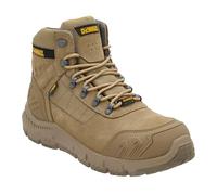 DEWALT Milburn Bottes de travail imperméables en cuir nubuck pour homme, bout en acier, S7, stone, 46 EU