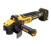 DEWALT Mini-Amoladora Sin escobillas XR 18V 125 mm avec selector de velocidad Sin cargador/batería avec Freno, Embrague, Arranque Suave, Bloqueo y re-arranque y maletín TSTAK pour Cyclistes