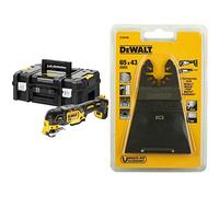 DEWALT Multi-Cutter XR 18V, Coffret TSTAK, sans Batterie ni Chargeur + Lame 65x43mm Large pour Multi-Cutter