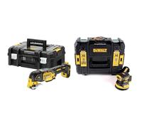 Dewalt Multicutter 18v dewalt - sans Batterie ni Chargeur - dcs356nt-xj & Ponceuse Excentrique XR 18V 125mm Brushless - Appareil Électrique Sans Fil - Régulateur de Vitesse