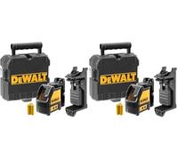 DeWalt - Niveau laser en croix - faisceau rouge - coffret - DW088K-XJ (Lot de 2)