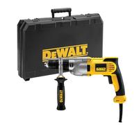 DEWALT - Perceuse Percussion - DWD524KS-QS - Perceuse avec Coffret et Poignée Latérale Multi-Positions - 2 Vitesses 0-1250/3500tr/min - Mandrin Auto-Serrant en Acier de 13mm - 1100W