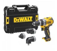 DEWALT Perceuse sans fil avec tête multifonctionnelle 12V sans batterie DCD703NT