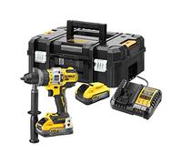 'DEWALT Perceuse visseuse à percussion XRP 2 batteries 18 V 5 Ah POWERSTACK SAC'