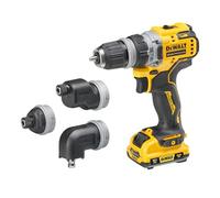 Dewalt - Perceuse Visseuse à Têtes Multiples XR 12V 3Ah Li-Ion Brushless - DCD703L2T-QW