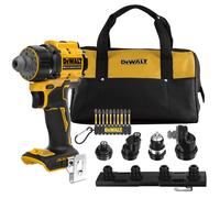 DEWALT perceuse-visseuse multi-têtes sans balais 18V XR, 4 têtes, modèle DCD803KN-XJ