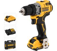 DeWALT Perceuse-visseuse sans fil 12V 2x2,0 Ah DCD701D2