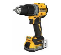 DEWALT Perceuse-visseuse sans fil DEWALT 18V XR (sans balais) incl. 2x batterie Powerstack (18 Volt / 1,7 Ah) avec technologie de batterie Pouch DCD800E2T-QW Quantité:1