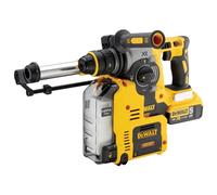 Marteau sans balai DeWALT 18 V XR Li-Ion avec système intégré. par aspiration DCH275P2