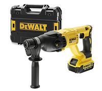 DEWALT - Perforateur-Burineur SDS-PLUS Brushless 2.6J 18V 4Ah Li-Ion - Sans Fil avec Coffret TSTAK, Batterie et Chargeur - Diamètre de Perçage Max. 13mm - Vitesse 1550tr/min - DCH133M1-QW
