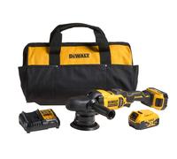 DeWALT - Polisseuse sans fil 18 V 125 mm, 2 batteries XR 5,0 Ah, chargeur DCM848P2