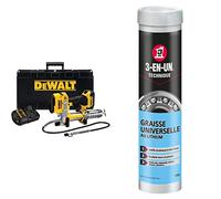 DEWALT - Pompe A Graisse Electrique Sur Batterie XR 18V 4Ah Li-Ion - DCGG571M1-QW - Sans Fil - Pompe Graisse Avec Batterie Incluse & 3-EN-UN Technique • Graisse Universelle au Lithium