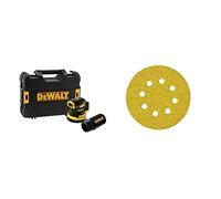 DEWALT Ponceuse Excentrique XR 18V 125mm Brushless - Appareil Électrique Sans Fil - Régulateur de Vitesse & Abrasifs pour ponceuse excentrique 125 mm - Modèle: DT3112 - Lot de 25