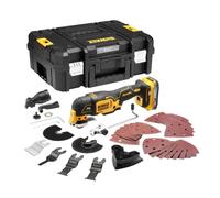 DeWALT - Ponceuse oscillante sans fil 18V avec accessoires, 1 batterie POWERSTACK 1,7 Ah, chargeur DCS356E1T