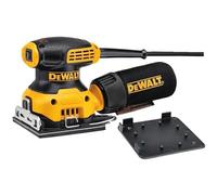 DEWALT - Ponceuse Vibrante 1/4 de Feuille - DWE6411-QS - Ponceuse Filaire avec Sac à Poussières et Adaptateur d'Aspiration - 230 W - 14000 orb/min - Idéal pour Finition de Surface - Pinces de Serrage