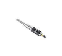 DEWALT - Porte-Embouts Pivotant à 20°+ 1 Embout Pz2 - DT7505-QZ - Porte-Embout Magnétique - Utilisation avec des Perceuses avec ou sans Fil - Longueur 87 mm- Compatible avec Produits DEWALT
