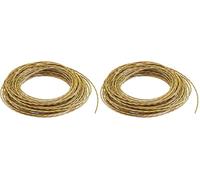DEWALT Recharge de Fil Coupe Bordure Fil 2 mm x 15,2 m - Bobine de Fil Remplacement pour Débroussailleuses DCM561P1/DCM561PB - Durable et Efficace DT20650-QZ (Lot de 2)