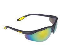 DEWALT Reinforcer DPG58 Safety Eyewear Black/Fire Mirror/Yellow
