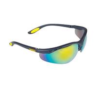 DEWALT Reinforcer DPG58 Safety Eyewear Black/Fire Mirror/Yellow