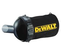 DEWALT Sac à poussière AIRLOCK pour rabot DCP580 – goulotte d’éjection, fixation baïonnette, Noir