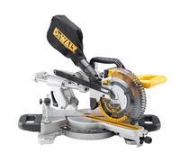 DEWALT - Scie à Onglets Radiale XR 18V Li-ion - DCS365N-XJ - Socle Stable en Aluminium sans Fil avec Système XPS - Vitesse 3750 tr/min - Inclinaison de la Lame de 48° - Lame Ø184mm - 590W