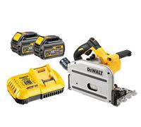 DeWalt - Scie circulaire plongeante 165 mm (moteur induction) 54V XR FLEXVOLT - DCS520T2 Noir/Jaune Moyen