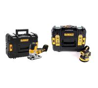 DeWalt Scie Sauteuse à Prise par le Corps Brushless XR 18V - DCS335NT-XJ - Scie sans Fil & Ponceuse Excentrique XR 18V 125mm Brushless - Appareil Électrique Sans Fil