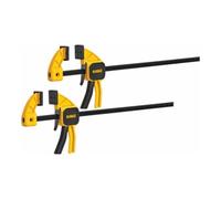 DEWALT Serre-joint DEWALT à une main Medium 300mm 12IN Pack de 2 45kg force de serrage DWHT0-83158 Quantité:1