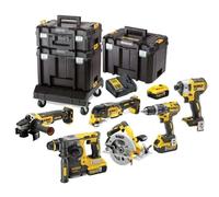 Pack DEWALT DCK685P3T XR 18V Brushless 6 Outils + 3 Batteries 5Ah TSTAK