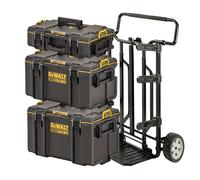 DeWALT - Set chariot et 3 coffrets à outils Tough System 2.0 DWST83401-1