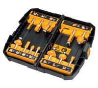 Jeu de fraises (12 pièces) en coffret tige de 8 mm - DEWALT DT90016-QZ