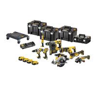 DeWALT - Set outils sans fil, batteries et chargeur, 18 pièces DCK853P4T