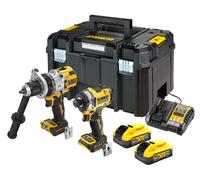 Ensemble d'outils combinés sans fil et sans balais DeWalt 18 V/2 x 5,0 Ah DCK2200H2T