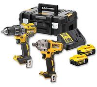 DeWalt Set Perceuse-visseuse DCD791 & Boulonneuse DCF894 DCK2077P2T 18V Li‑Ion 2x5.0Ah TSTAK