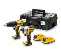 DeWALT DCK2060D2T Kit Perceuse-visseuse (DCD778,DCF787,2 x DCB183,DCB113,TSTAK II)