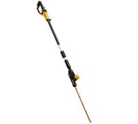 DEWALT Taille-haie sur perche 18V XR portée 3,35 m, DCMPH566N-XJ | Taille-haie sur perche 18V XR avec portée max 3,35 m, tête articulée 7 positions et capacité de coupe 25 mm.
