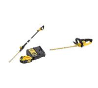 DEWALT - Taille-Haies sur Perche Brushless XR 18V 5Ah Li-Ion & Taille-Haies Brushless XR 18V 5Ah Li-Ion - DCMHT563N-XJ - Taille Haie Électrique sans Fil avec Poignée Multidirectionnelle