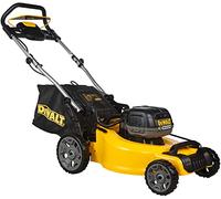 DEWALT - Tondeuse XR Brushless 18V 5Ah Li-Ion - DCMW564N-XJ - Tondeuse à Gazon sans Fil avec Sac de Ramassage de 55l - Largeur de Coupe 48cm - Tonte jusqu’à 800m2 - 36V
