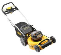 DeWalt Tondeuse à gazon DCMW564P2-QW XR Brushless 18V 5Ah Li-Ion 36V 48cm 2 batteries 55l Jaune