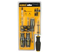 DEWALT Tournevis MAX FIT® Lot de 4 tournevis Ajustement maximal