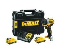 DeWalt Visseuse DCF601D2-QW XR 12V Brushless Li-Ion 2x2Ah 15 réglages de couple