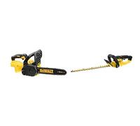 DEWALT - Tronçonneuse Élagueuse Brushless XR 18V - DCM565N-XJ & Taille-Haies Brushless XR 18V 5Ah Li-Ion - DCMHT563N-XJ - Taille Haie Électrique sans Fil avec Poignée Multidirectionnelle - Lame 55cm