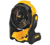 DEWALT Ventilateur 20 V max, 4,5 heures d'autonomie, sans fil, portable, idéal pour les chantiers, outil nu uniquement (DCE512B)