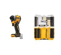 Dewalt - Visseuse à choc XR 18V Brushless (Produit seul) - DCF850N-XJ & Embout de Vissage en Coffret TOUGHCASE 37 Pièces pour Perceuse-Visseuse FLEXTORQ DT70731T-QZ