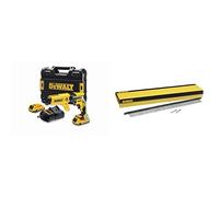 DEWALT - Visseuse Plaques de Plâtre Brushless 18V XR 2Ah Li-Ion - DCF620D2K-QW & DWF4000450 Lot de 1000 vis à filetage fin en bandes pour plaques de plâtre PH2 3,5 x 45 mm-