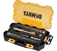 DEWALT Wrench Set 34 pièces de douilles à cliquet 1/4" et 3/8", DeWALT