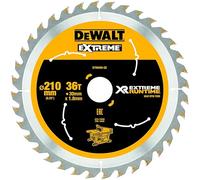 DeWalt XR Extreme Runtime pour lame de scie statique, 1 pièce, 210/30 mm 36 WZ/FZ, dt99566 circulaire QZ Noir/Jaune