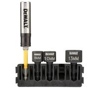 DEWALT ZESTAW NASADEK UDAROWYCH 3cz. + UCHWYT 1/4"