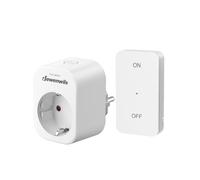 DEWENWILS Prise Télécommandée avec Télécommande Magnétique, 3680 W, Blanche | Portée 30 m, Préprogrammé, sans WiFi ni app, Kit de Prises Télécommandées pour lampes, Appareils Électroménagers, Atelier